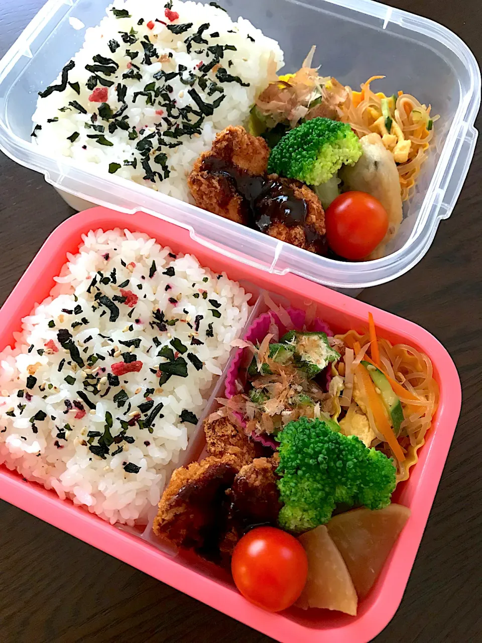 Snapdishの料理写真:チキンカツ弁当|kiicoさん