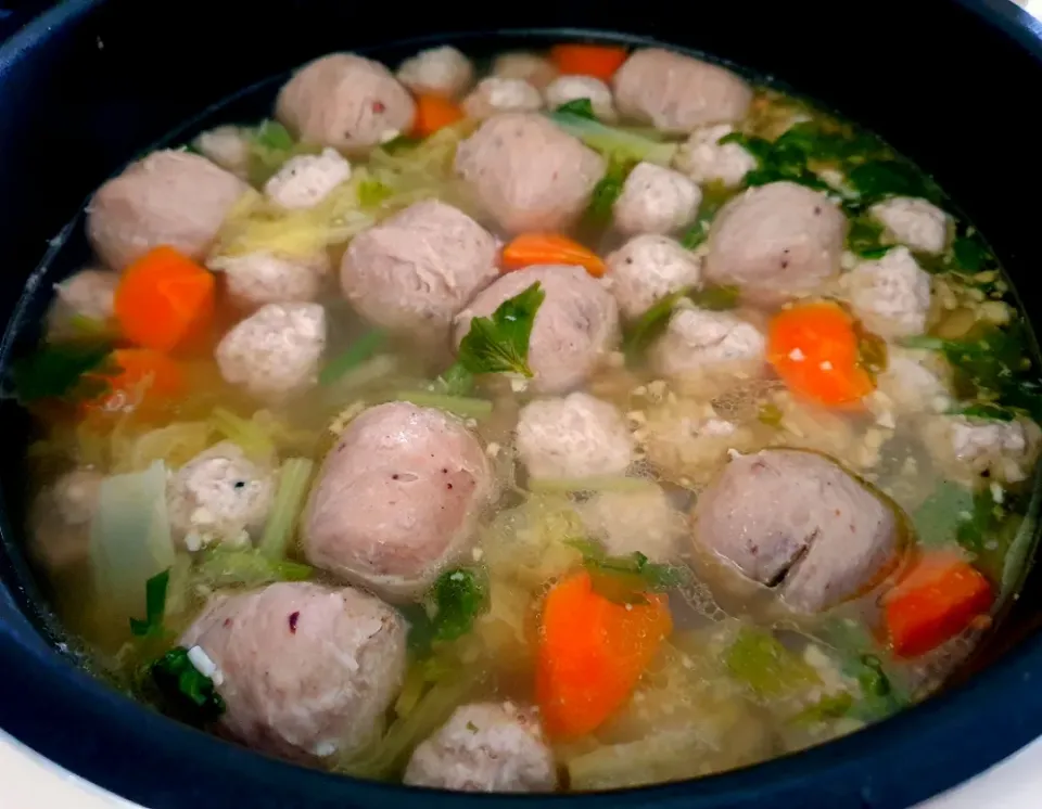 Meat Ball & Minced Pork Soup|envymaqueenさん