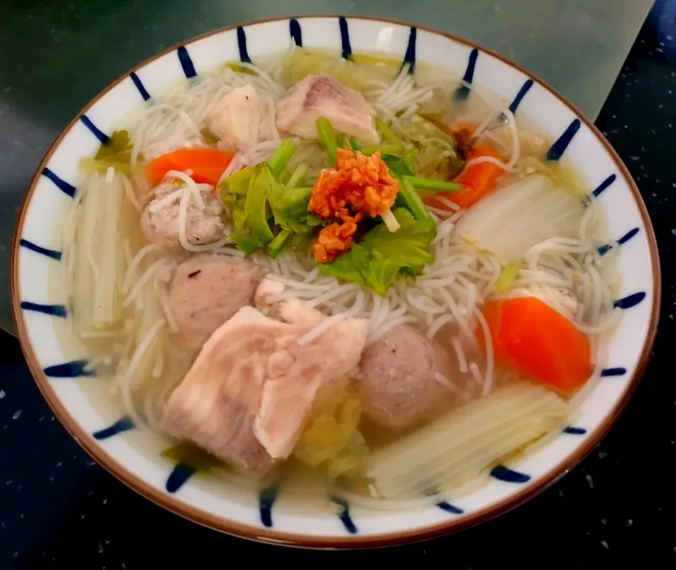 Snapdishの料理写真:envymaqueen's dish Meat Ball & Minced Pork Soup|envymaqueenさん