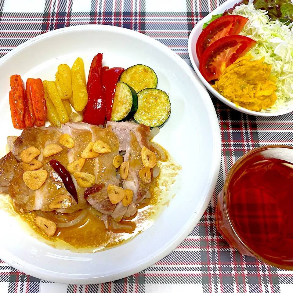 チキンステーキ ペペロン醤油|まみっこさん