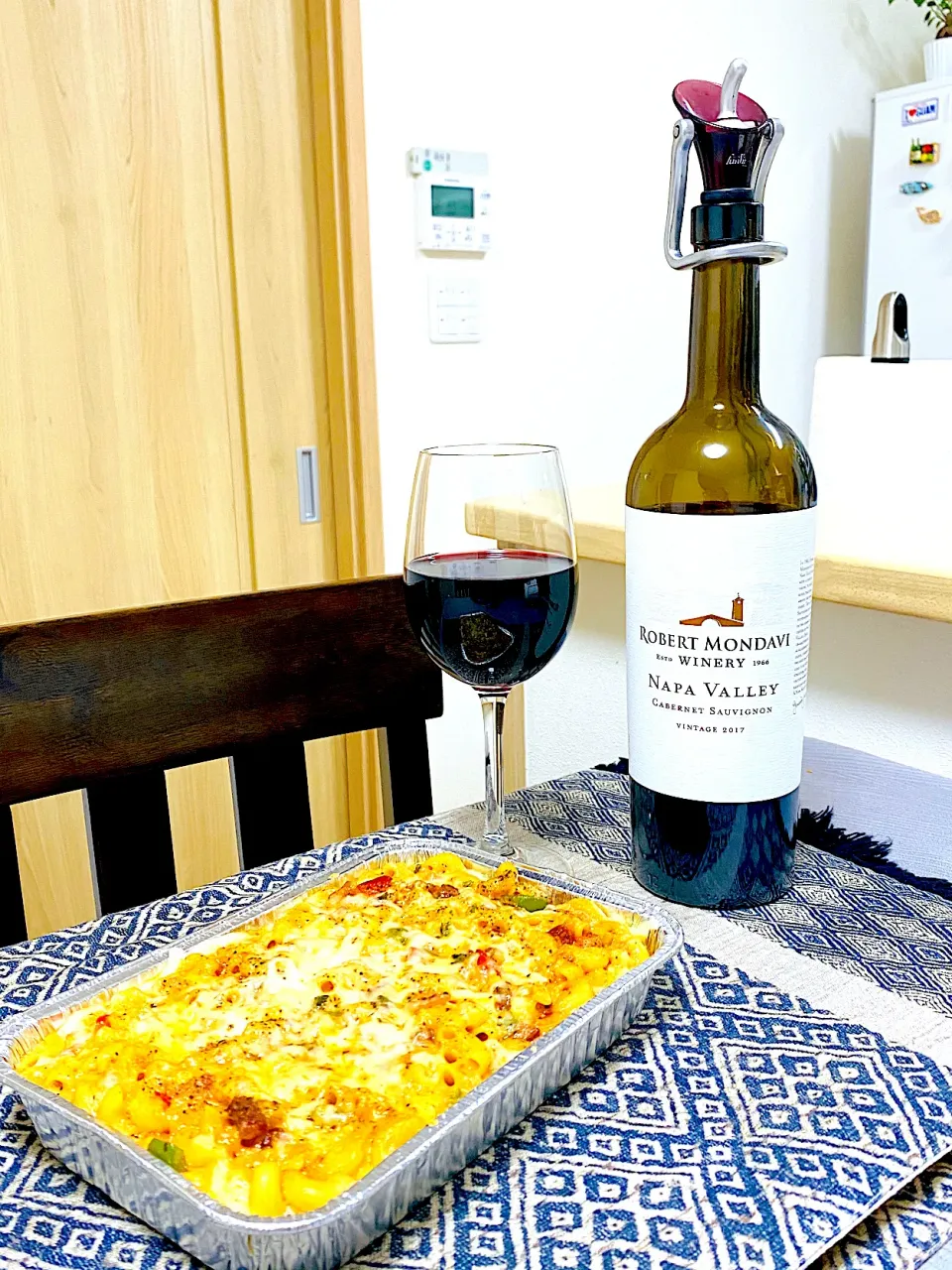 King Ranch Chicken Mac n Cheese with RM Cabernet Sauvignon|Jaimie Alvarezさん