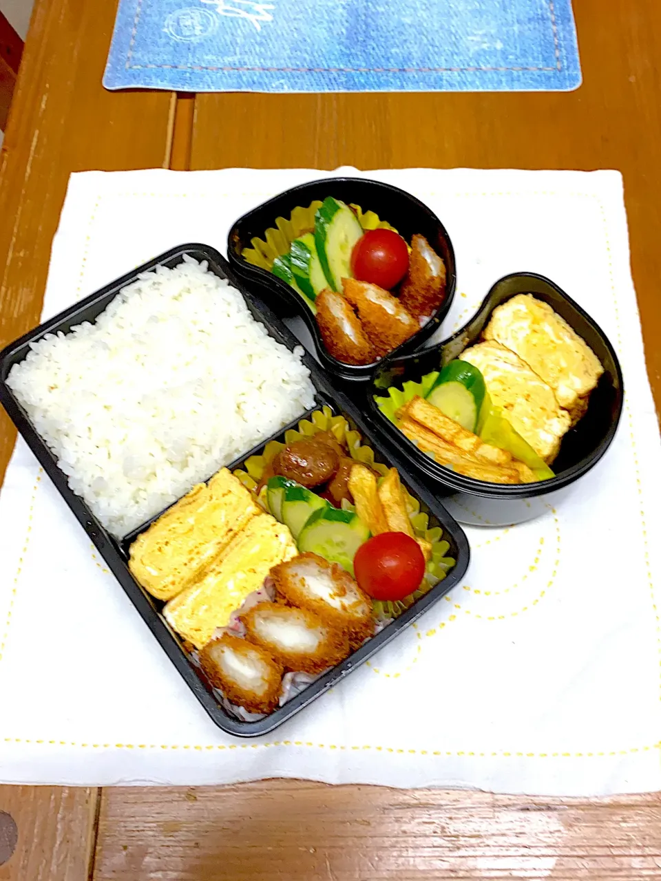 8月21日イカフライ弁当|アッキーさん