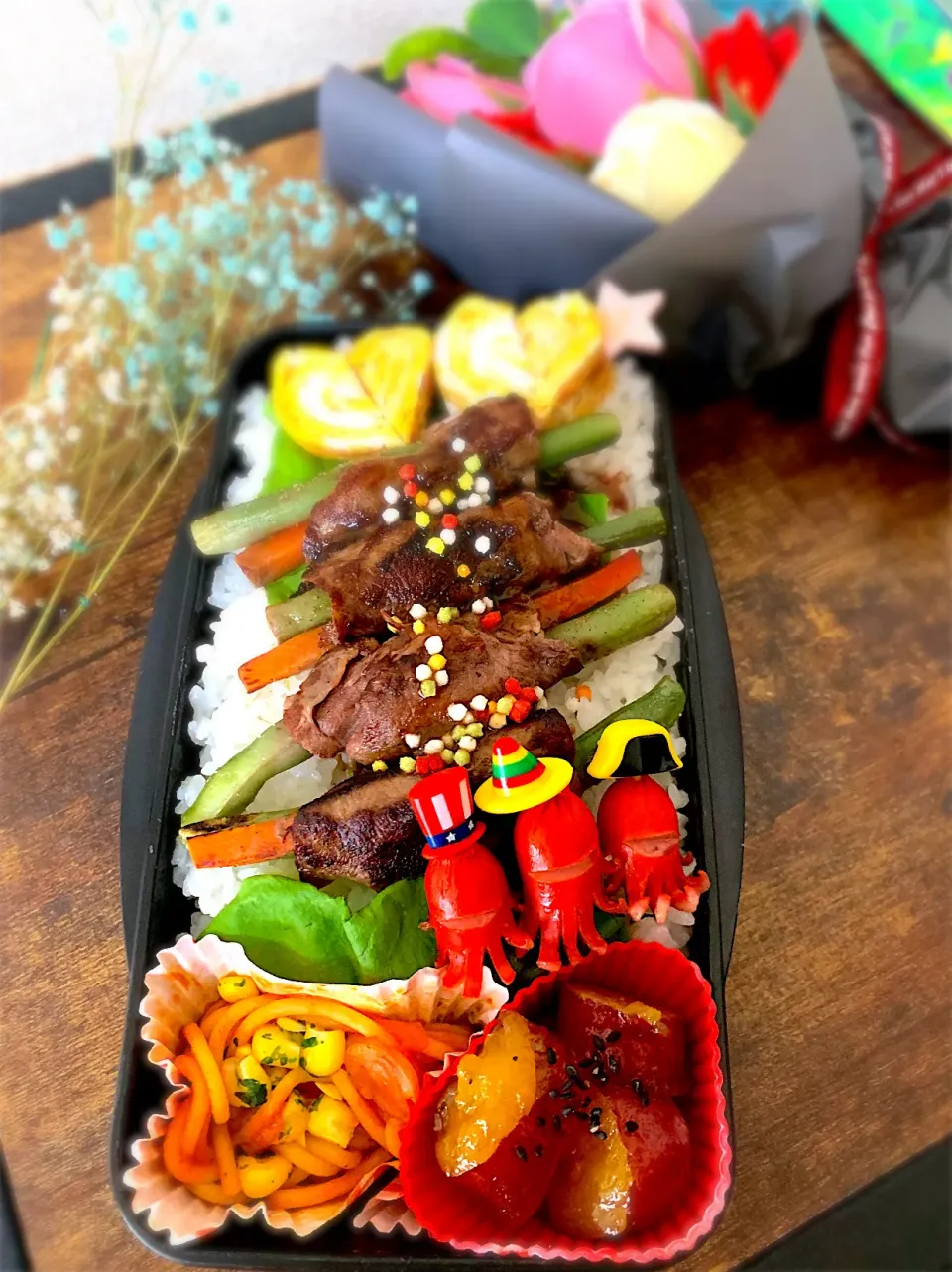 #息子弁当 
#巻き巻き
 #むすこ弁当 
#今週ラスト
 #行ってらっしゃい 🙋‍♀️|Yukaさん