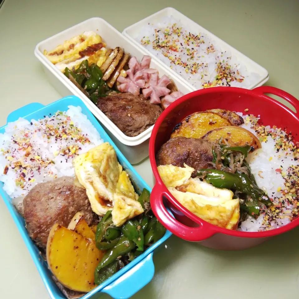 Snapdishの料理写真:8/21 家族弁当|けろよんさん