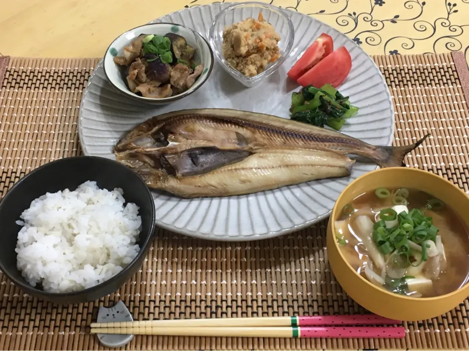 Snapdishの料理写真:ホッケ～夕飯|チムニーさん