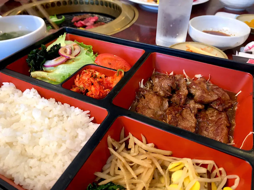 Snapdishの料理写真:パパと焼肉ランチ♡|ビーグルさん