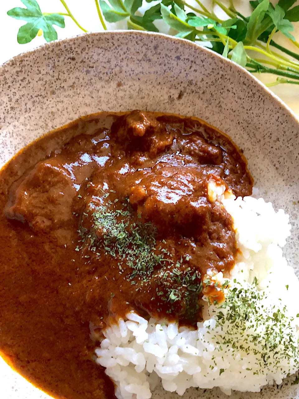 冷凍保存カレー🍛旦那さんランチ😗|みゆきさん