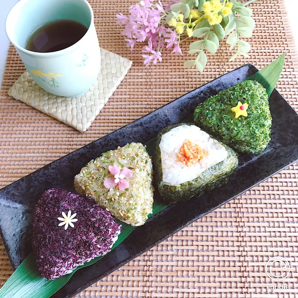 《四色おにぎりランチ》|ちゃべさん