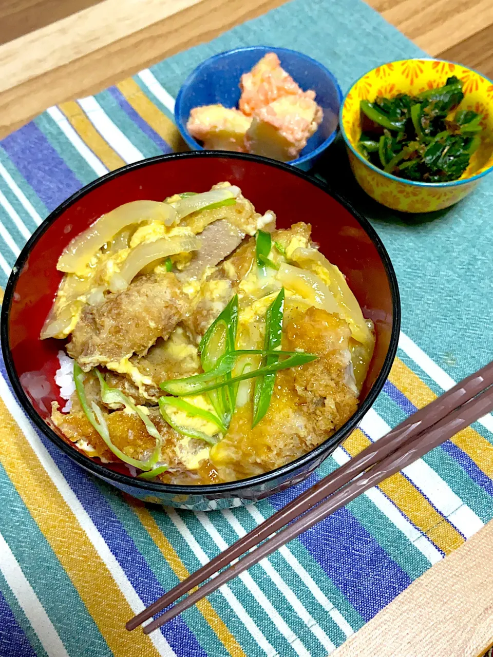 豚ヒレカツ丼でお夕飯。糀甘酒でふんわり美味しい！！|renharuruさん