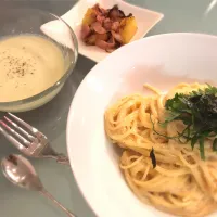 明太クリームパスタ|山中 あづみさん