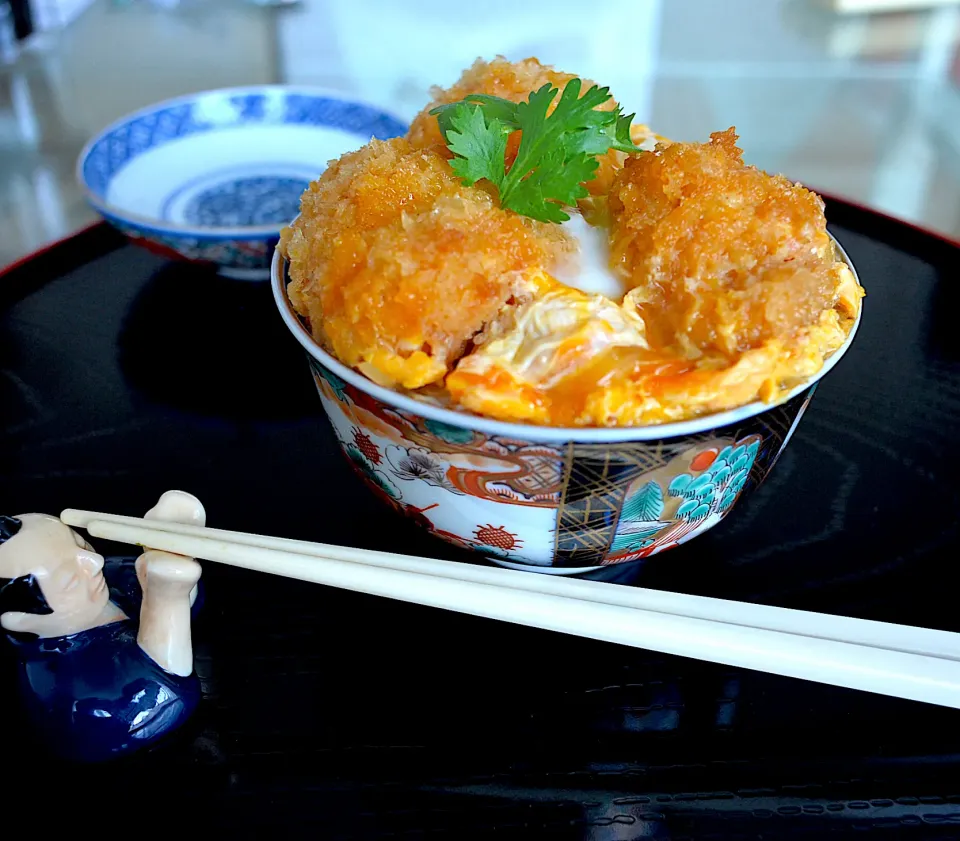 鱧フライ玉子とじ丼|ちこさん