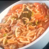 hearty spaghetti meal|Molefe Mathuntshaさん