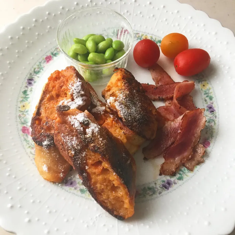 野菜ジュースで作ったフレンチトースト|はるさん