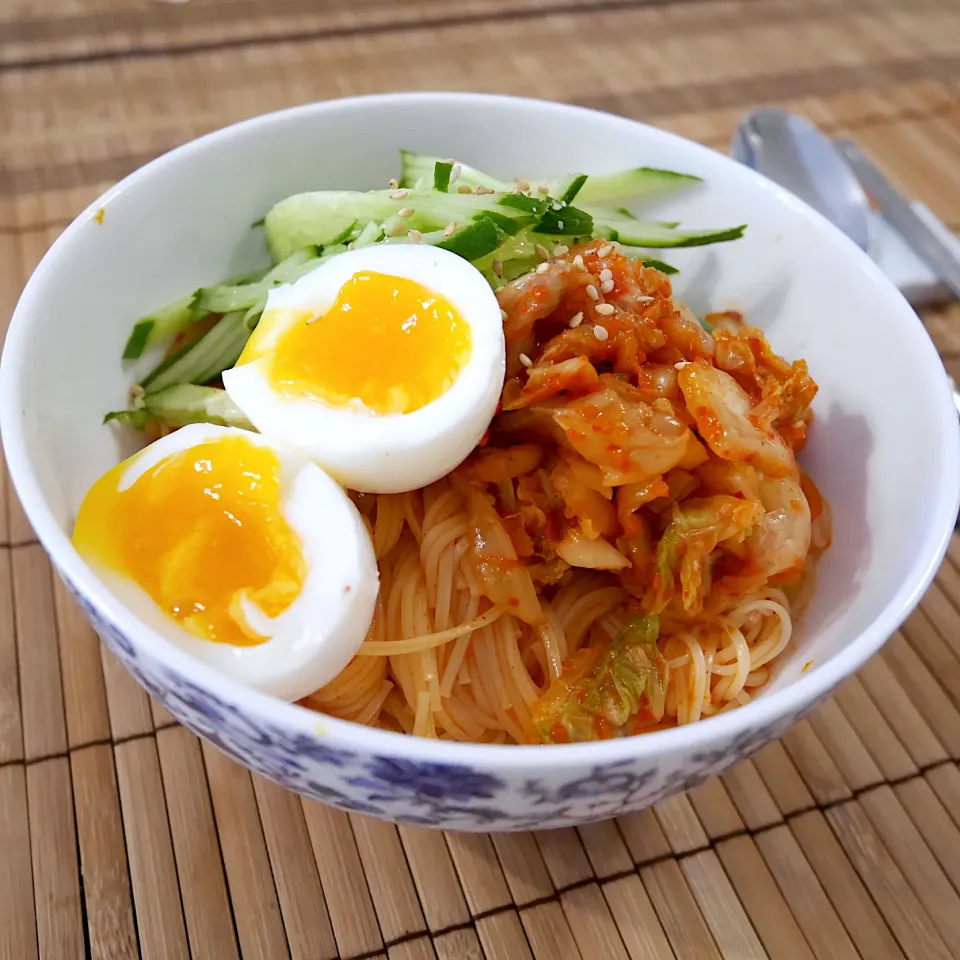 韓国風ピリ辛混ぜそうめん♡ビビンクックス|Mayさん