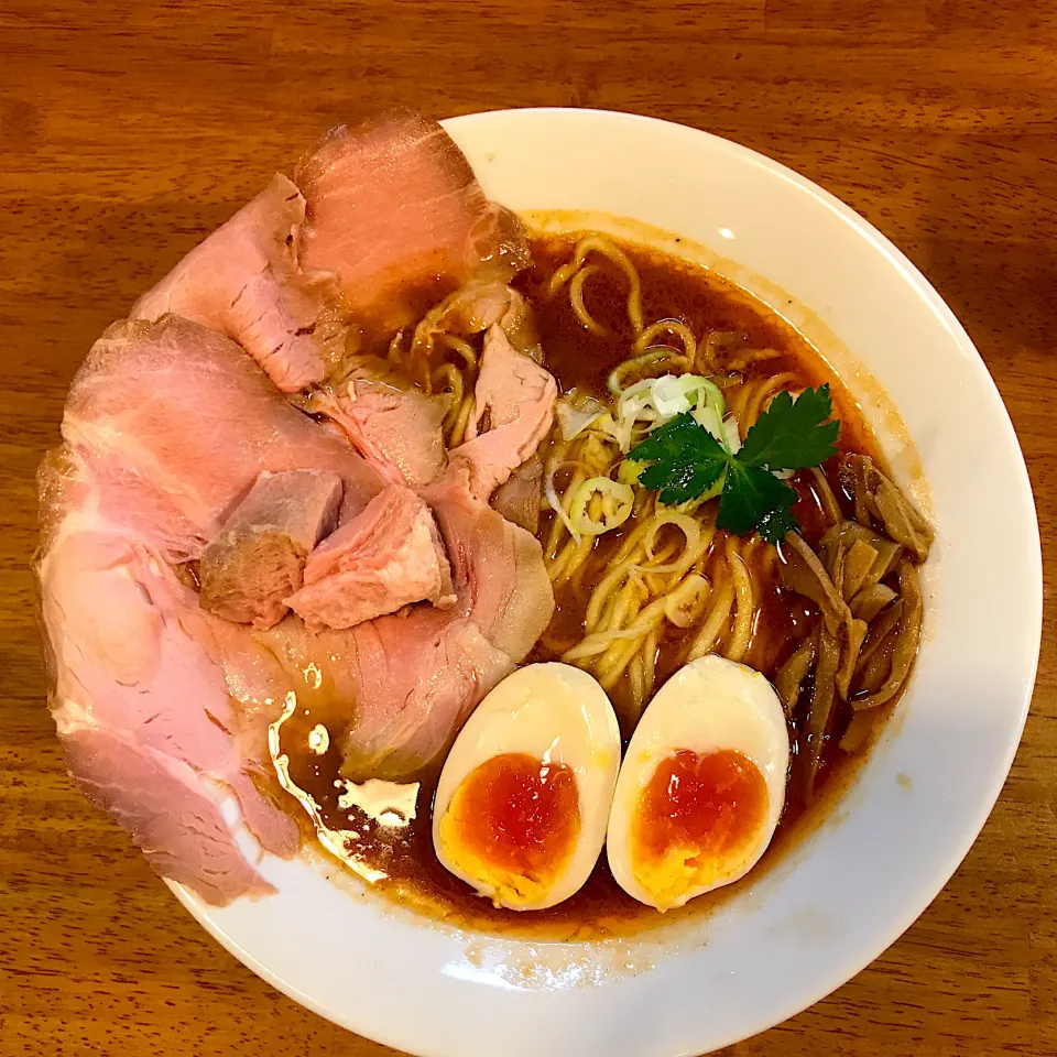 Snapdishの料理写真:海老濃厚ラーメン　ラーメンハウスすみか|なお🅿️さん