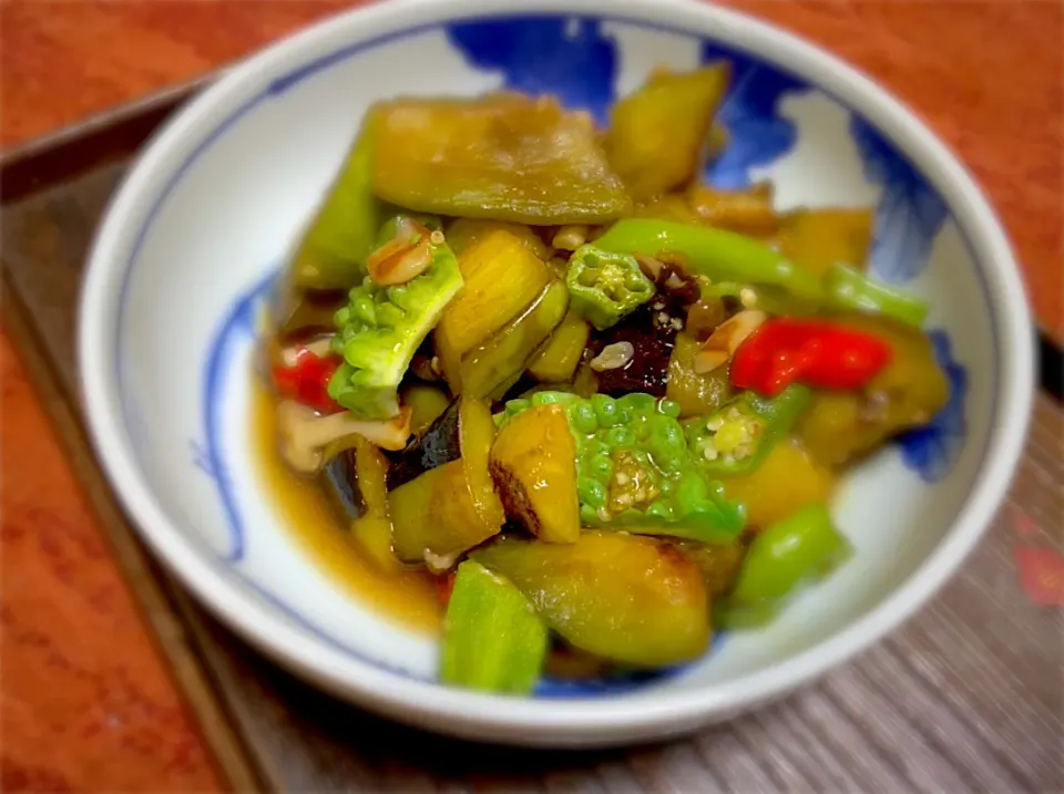 夏野菜ときのこの甘酢餡|なおさん