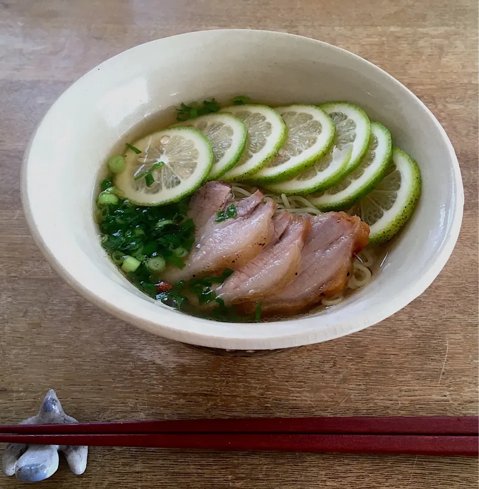 甘酒で焼き豚入り中華麺|ボンジュール！さん