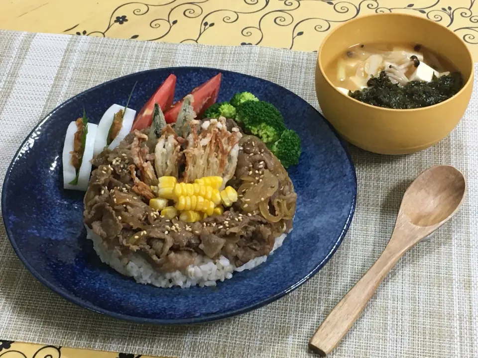 ドーナツ型焼肉～夕飯|チムニーさん