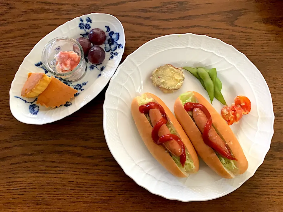 ホットドッグ🌭今日の昼食🍹20200824|rococoさん