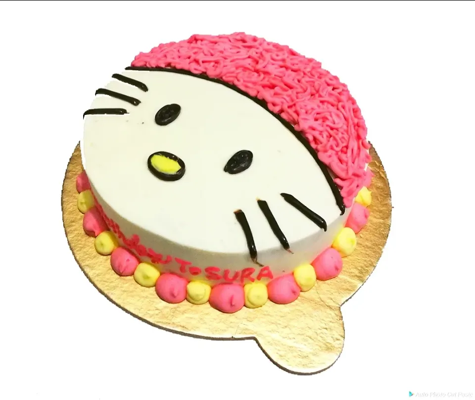 Hello kitty vanilla cake|Nastahatさん