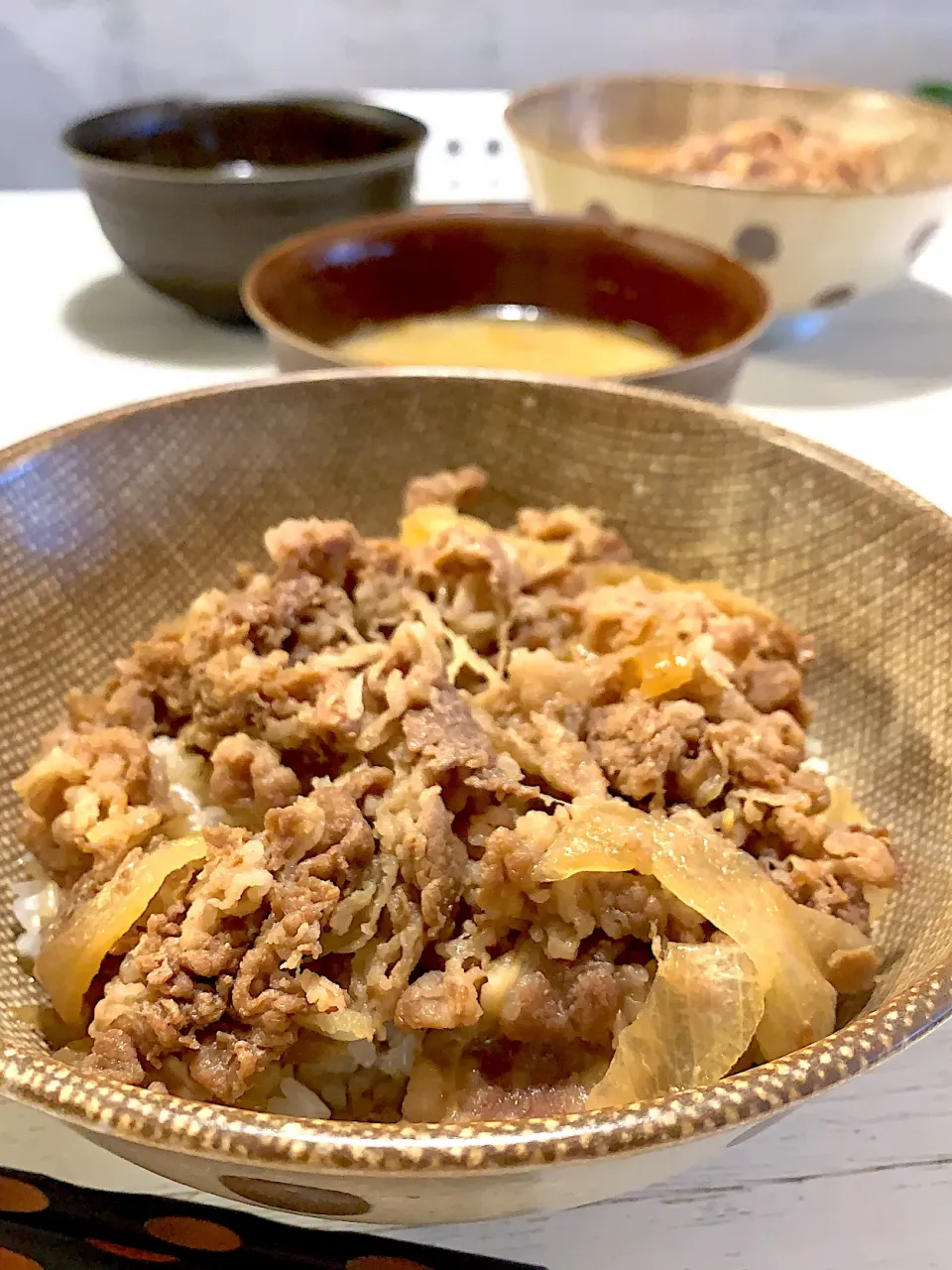 牛丼　〜台風ど真ん中のランチ〜|ancyamaさん