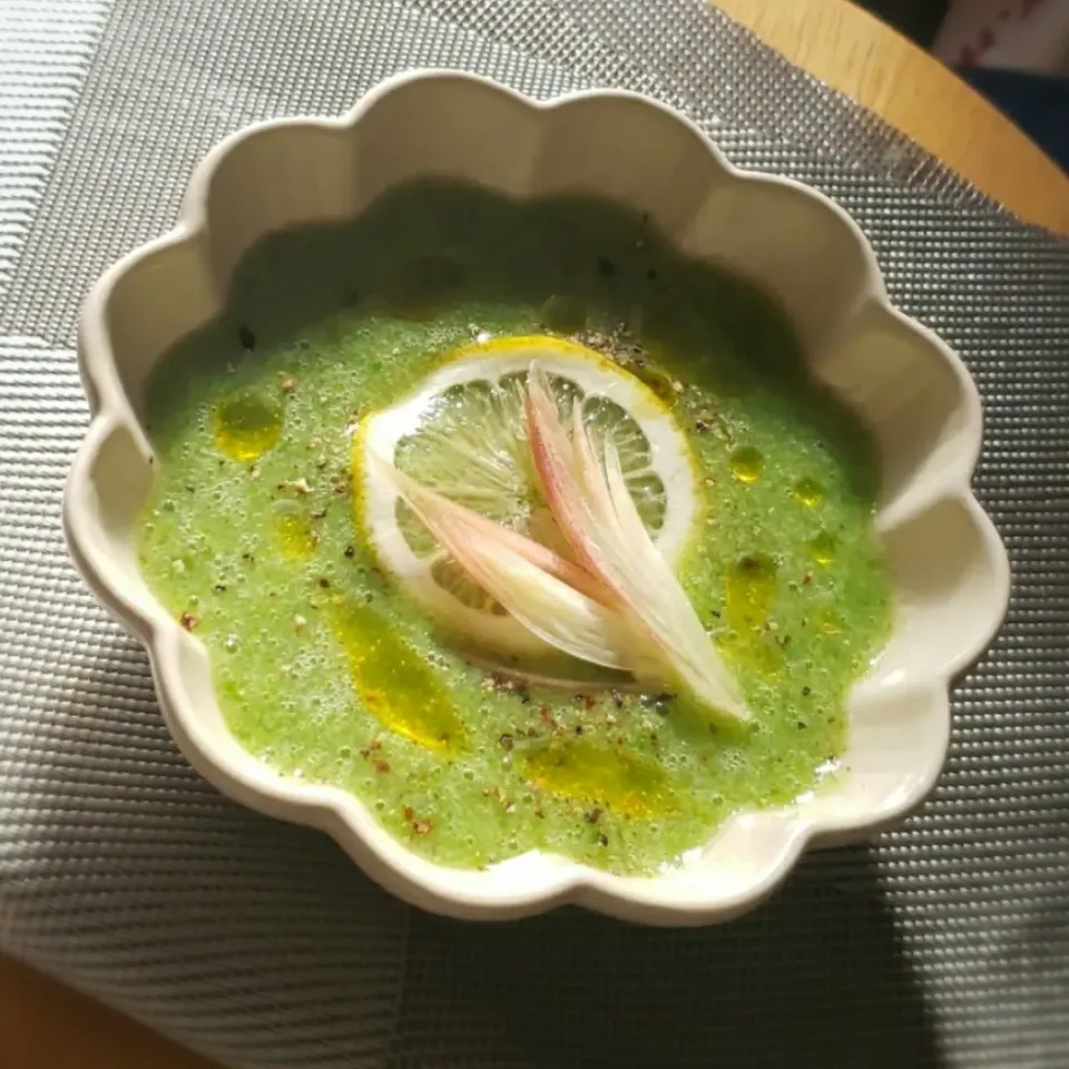 Snapdishの料理写真:オクラdeねばねば※和※ガスパチョ|mi_neneco♪さん