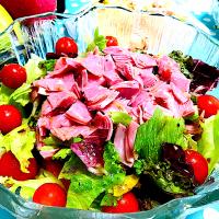 Fresh Ham & Vegetables Salad 🥗