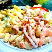 Seafood Macaroni Salad ✨😋