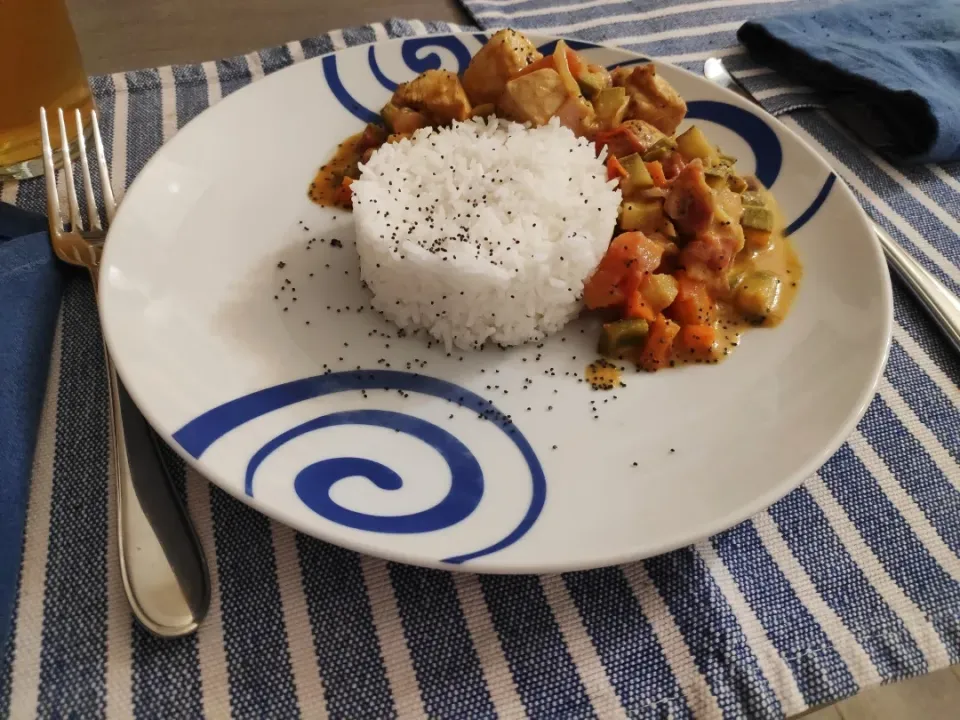 Curry chicken with basmati rice|Ery_05さん