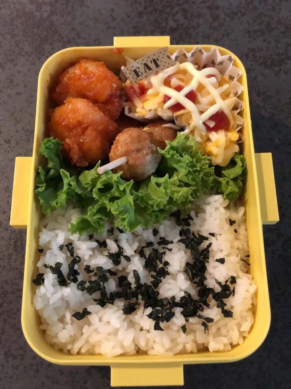 エビチリ弁当|ハッチ🐝さん