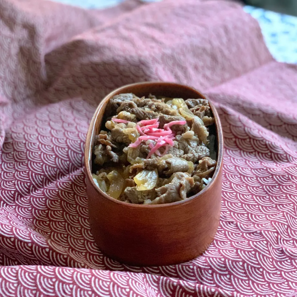 みりんたっぷり！つゆだく牛丼弁当！|豆子さん