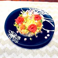 Snapdishの料理写真:お寿司ケーキ|かなさん