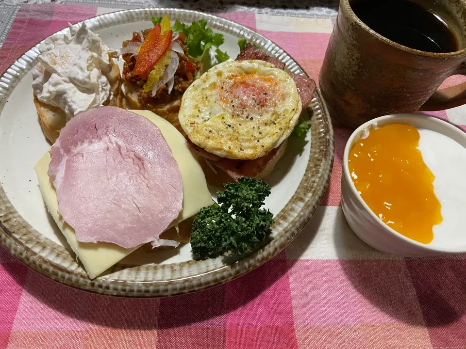 Snapdishの料理写真:Morning set|ハルのただ飯さん