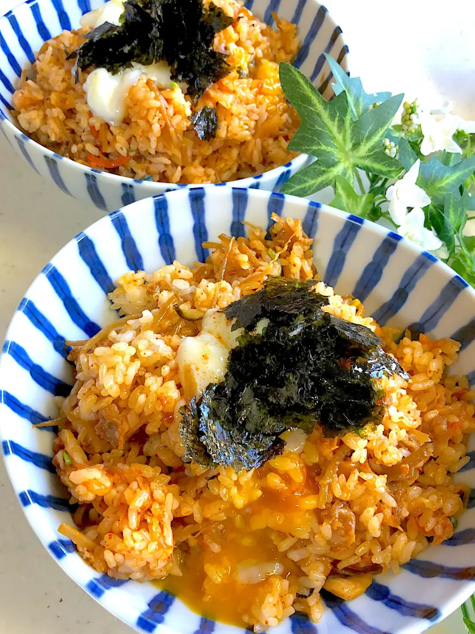 混ぜ混ぜビビンパ風丼😋|みゆきさん