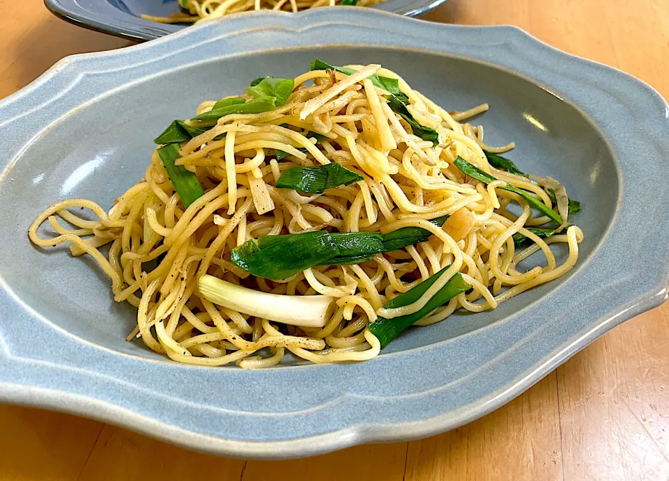 万能ねぎと生姜！の焼きそば|ぽっちさん