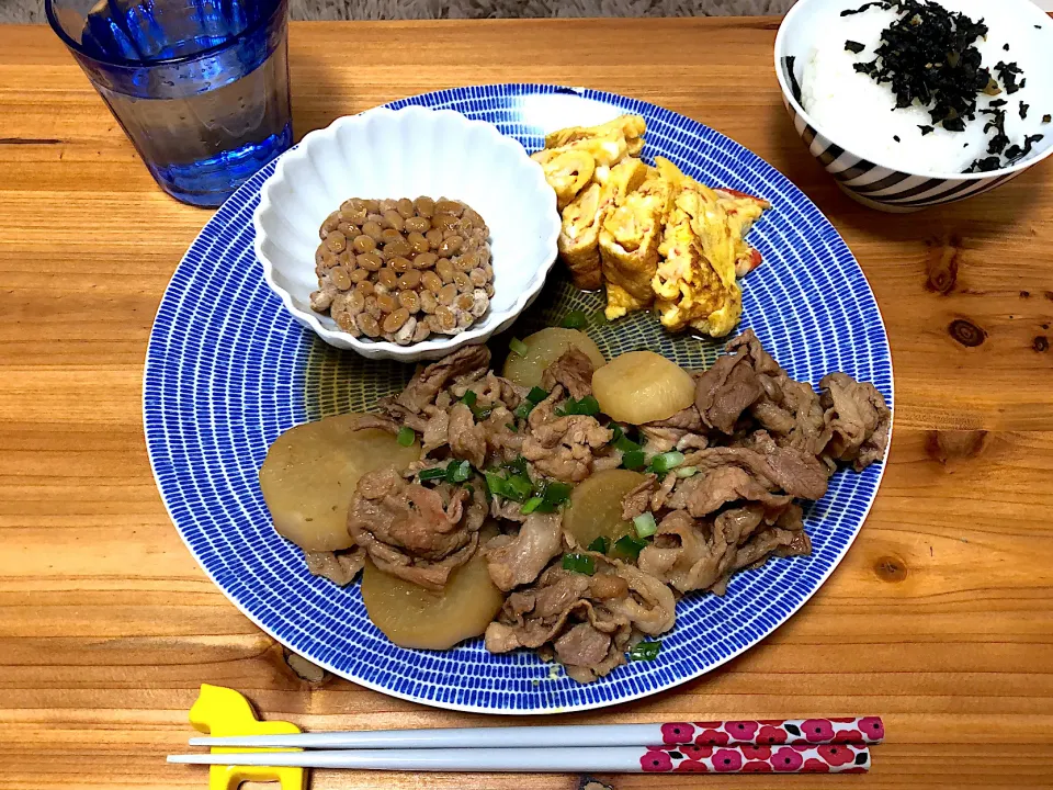 豚肉と大根の照り煮|saknさん