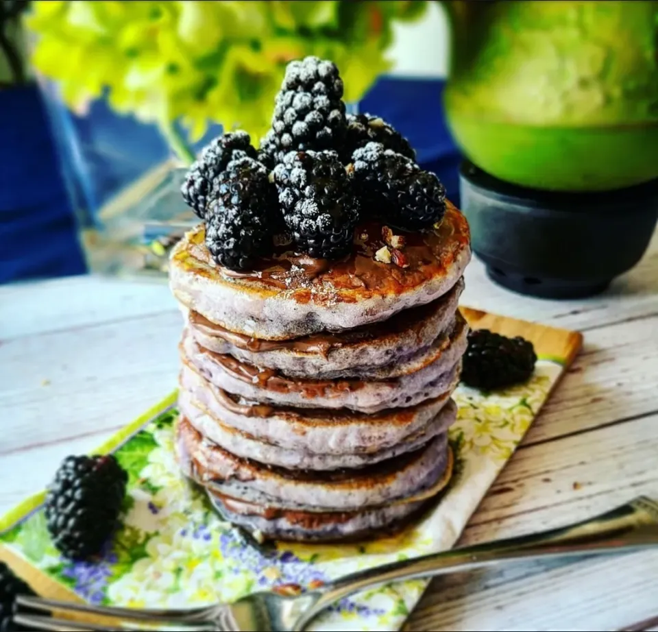 Blackberry Pancakes|Jbunny Caféさん