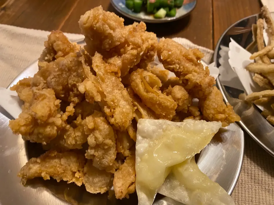 Snapdishの料理写真:ヤゲン軟骨唐揚げ|Hiropanさん