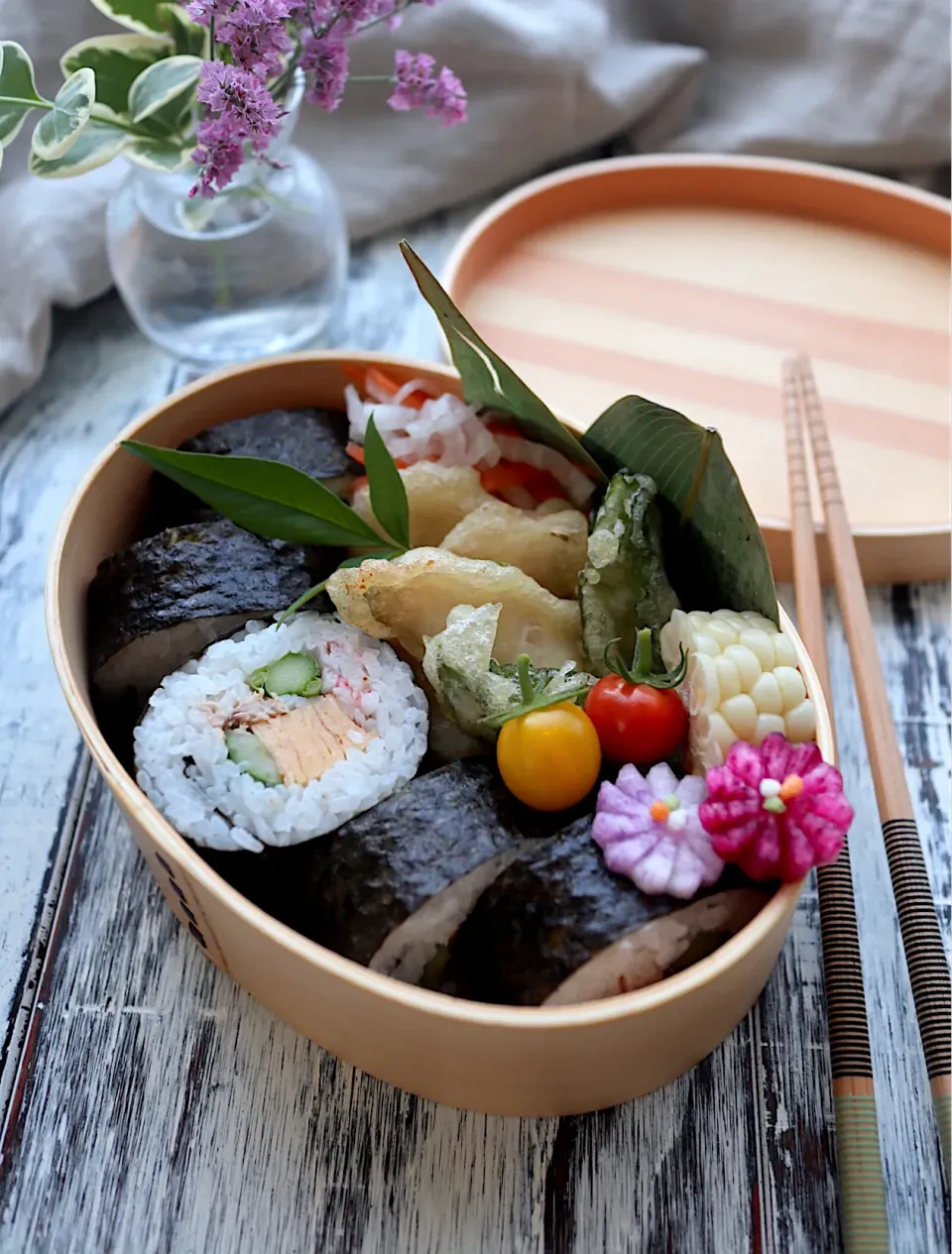 サラダ巻き弁当|アシュママさん