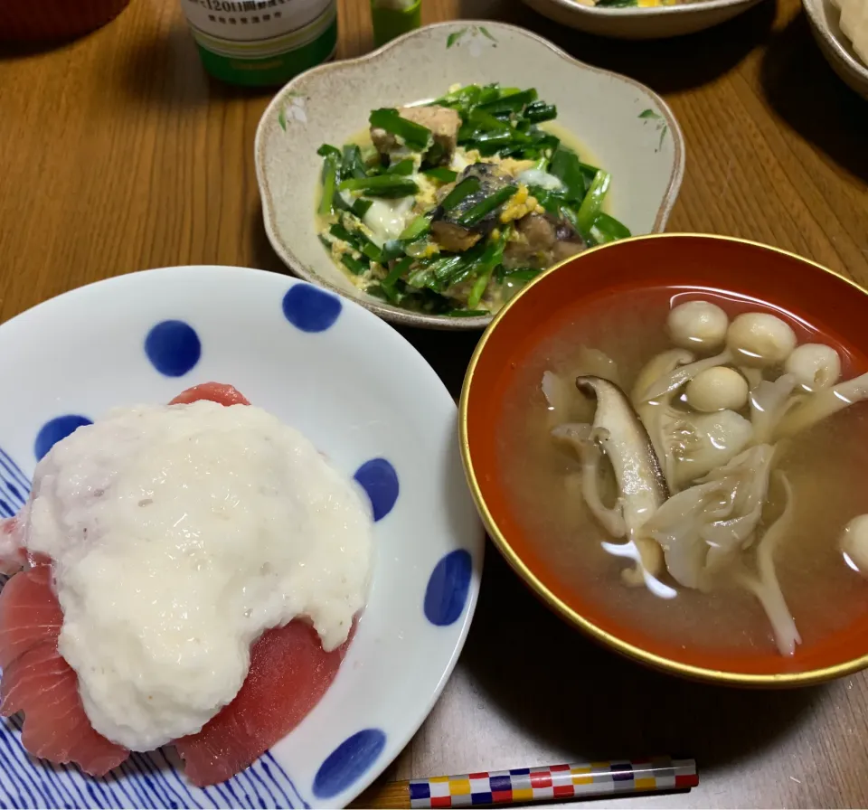 8月26日夜はまぐトロ丼|とももさん