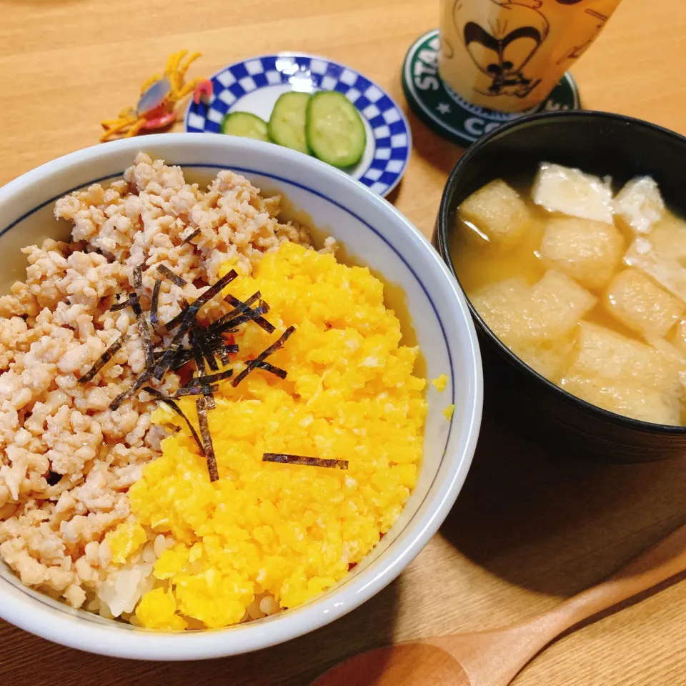 そぼろ丼♡|38cさん