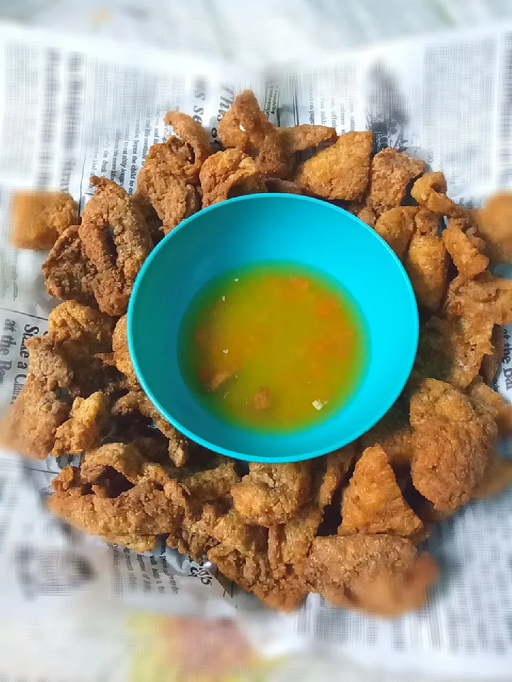 vegan chicken skin|Radha Krishna Dasaさん