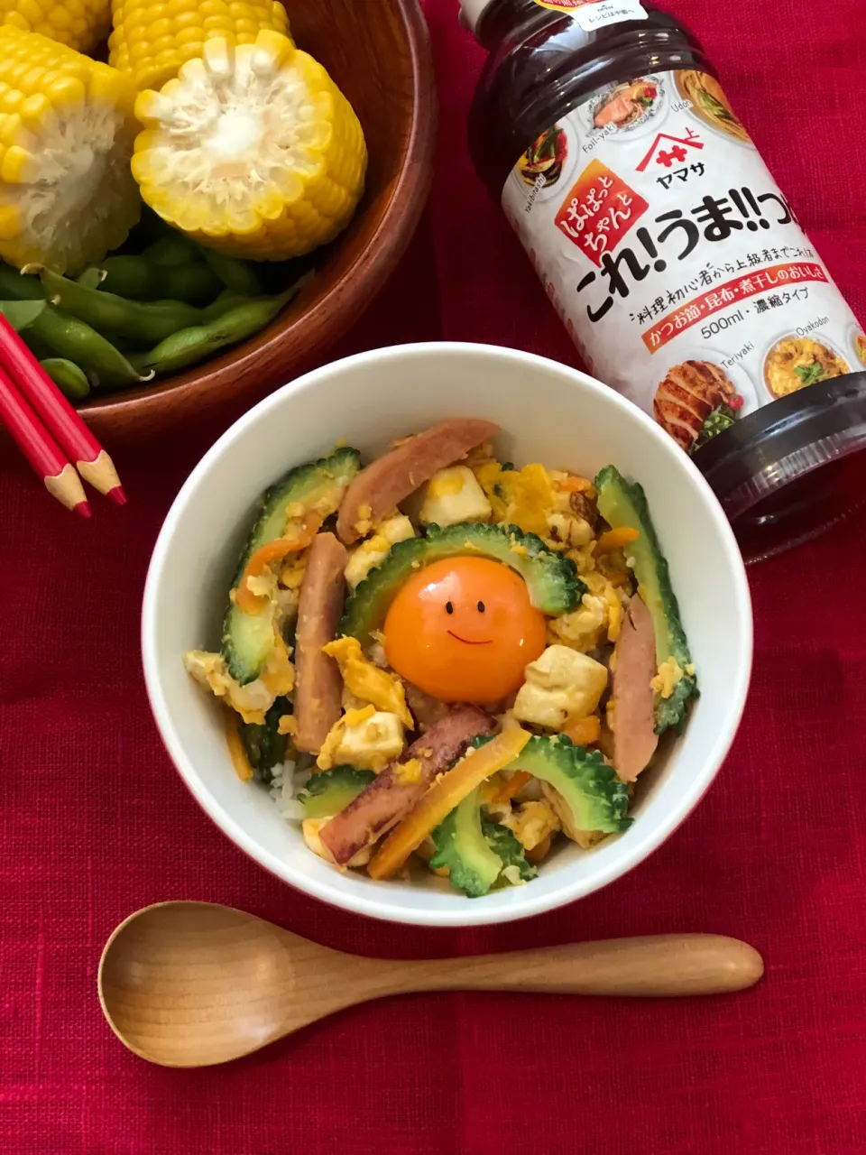 カフェ風ゴーヤチャンプルー丼|ククさん