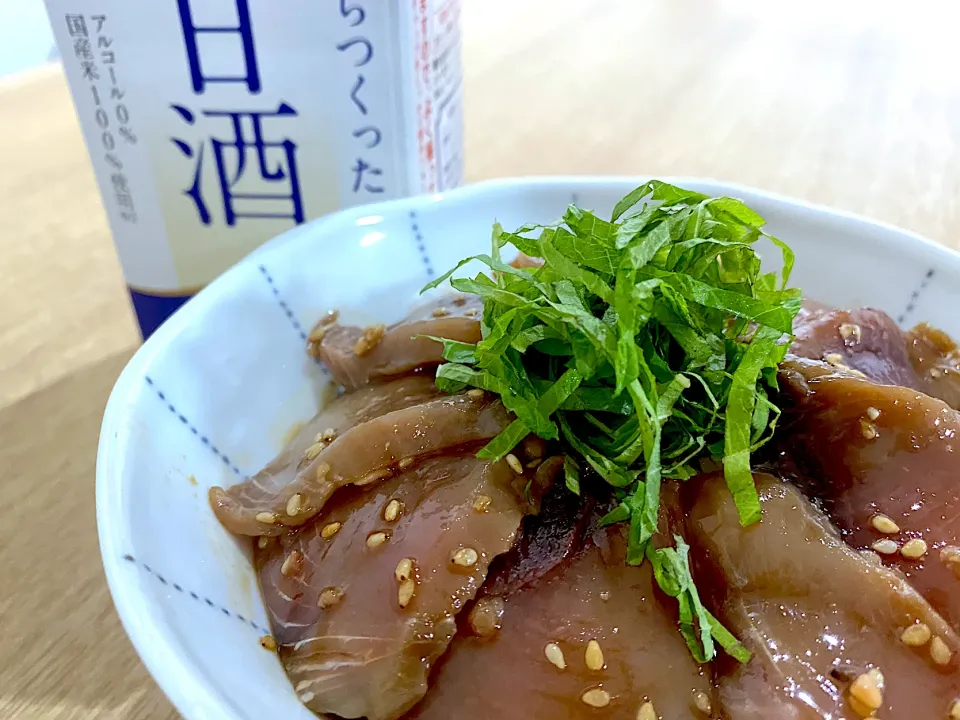 Snapdishの料理写真:麹甘酒 de カツオの漬け丼|あやさん