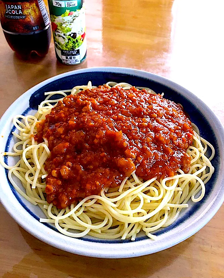 Snapdishの料理写真:ミートソーススパゲッティ|ガク魁‼︎男飯さん