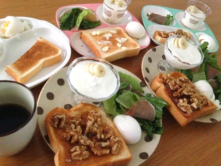 ✽みんなで作った朝食プレート✽|＊抹茶＊さん