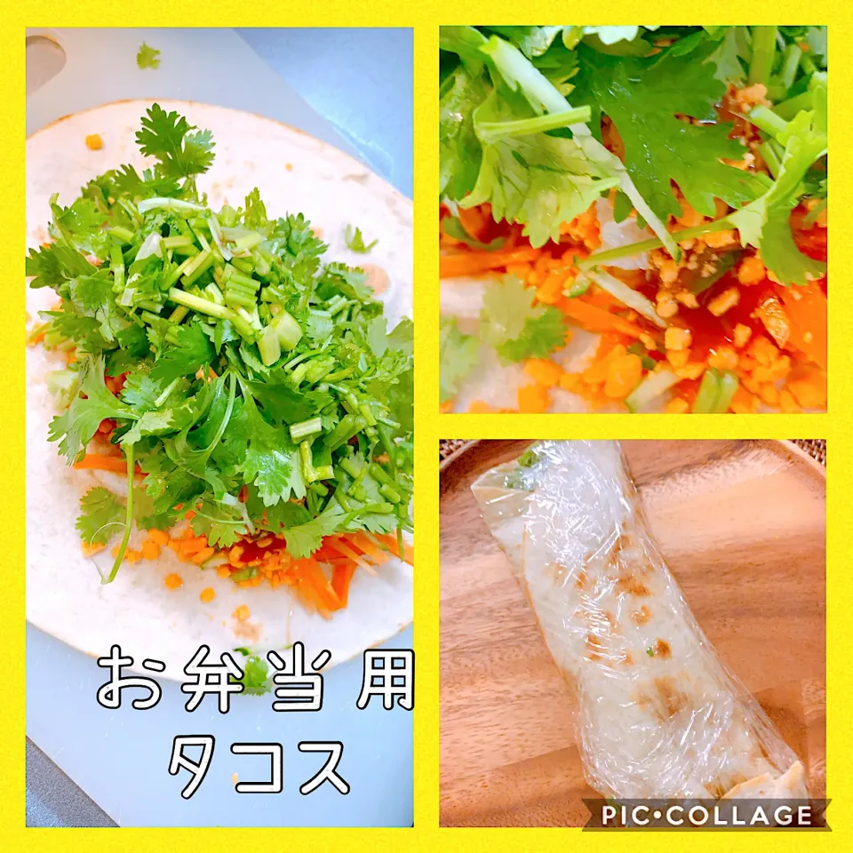 Snapdishの料理写真:お弁当用　タコス|yugeさん