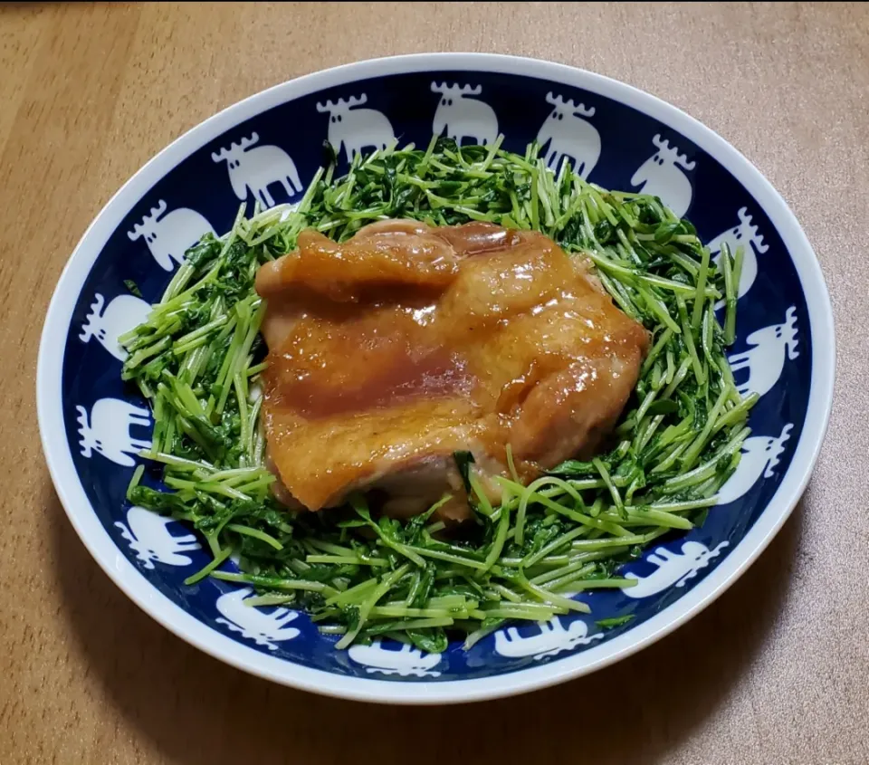 鶏モモ肉の米酢照り焼き|ナナさん