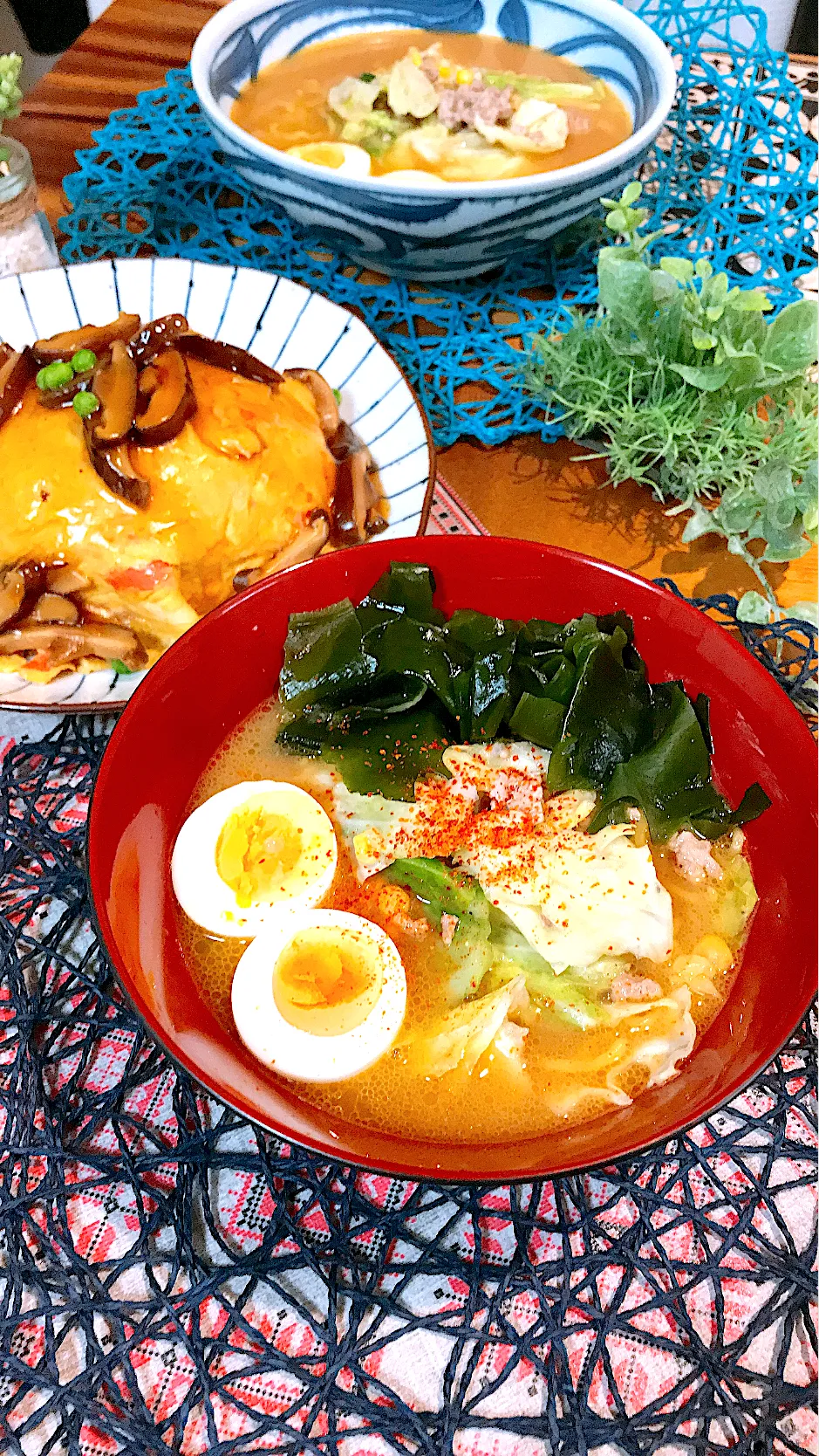 Snapdishの料理写真:🍄ラーメン屋さん気分🍄|🌼はなちゃん🌼さん