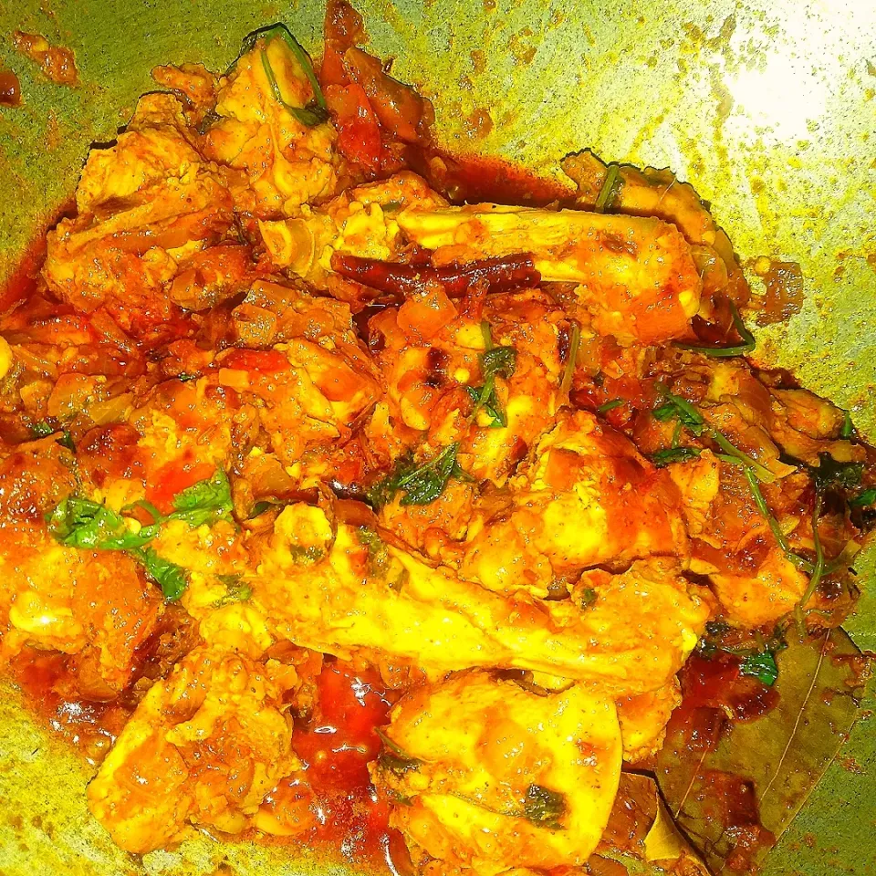 Snapdishの料理写真:Tiyasha's dish Hydrabadi  Dhania Chiken|Tiyashaさん